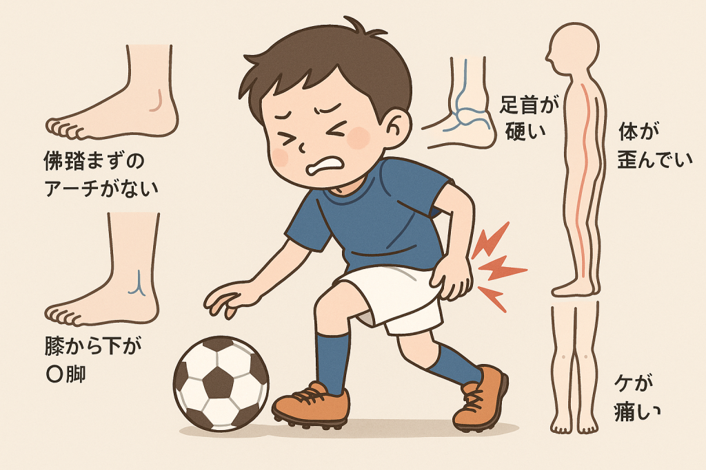 ⚽小学生サッカー少年に多い「かかとの痛み」…それ、身体のサインかもしれません！