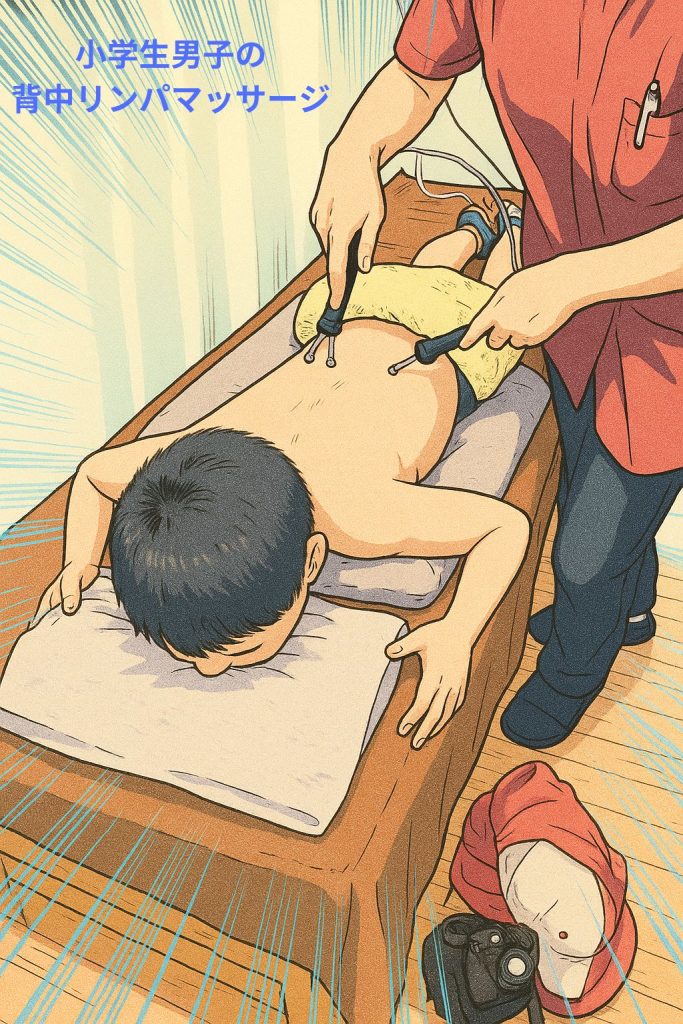 「背中が軽くなった！」小学生の男の子のお話