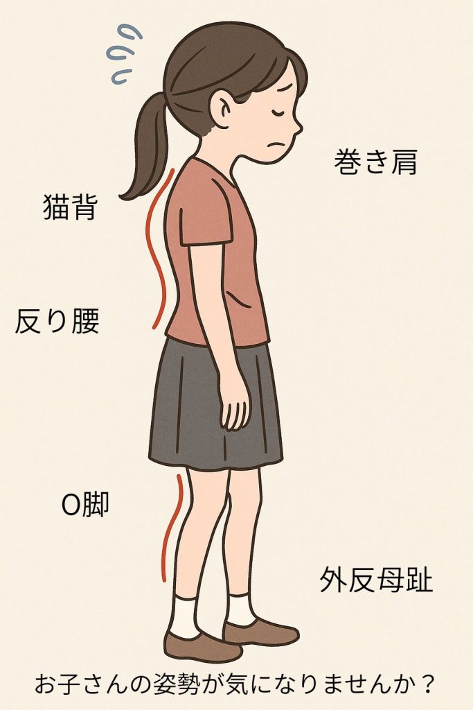 お子さんの姿勢が気になりませんか？