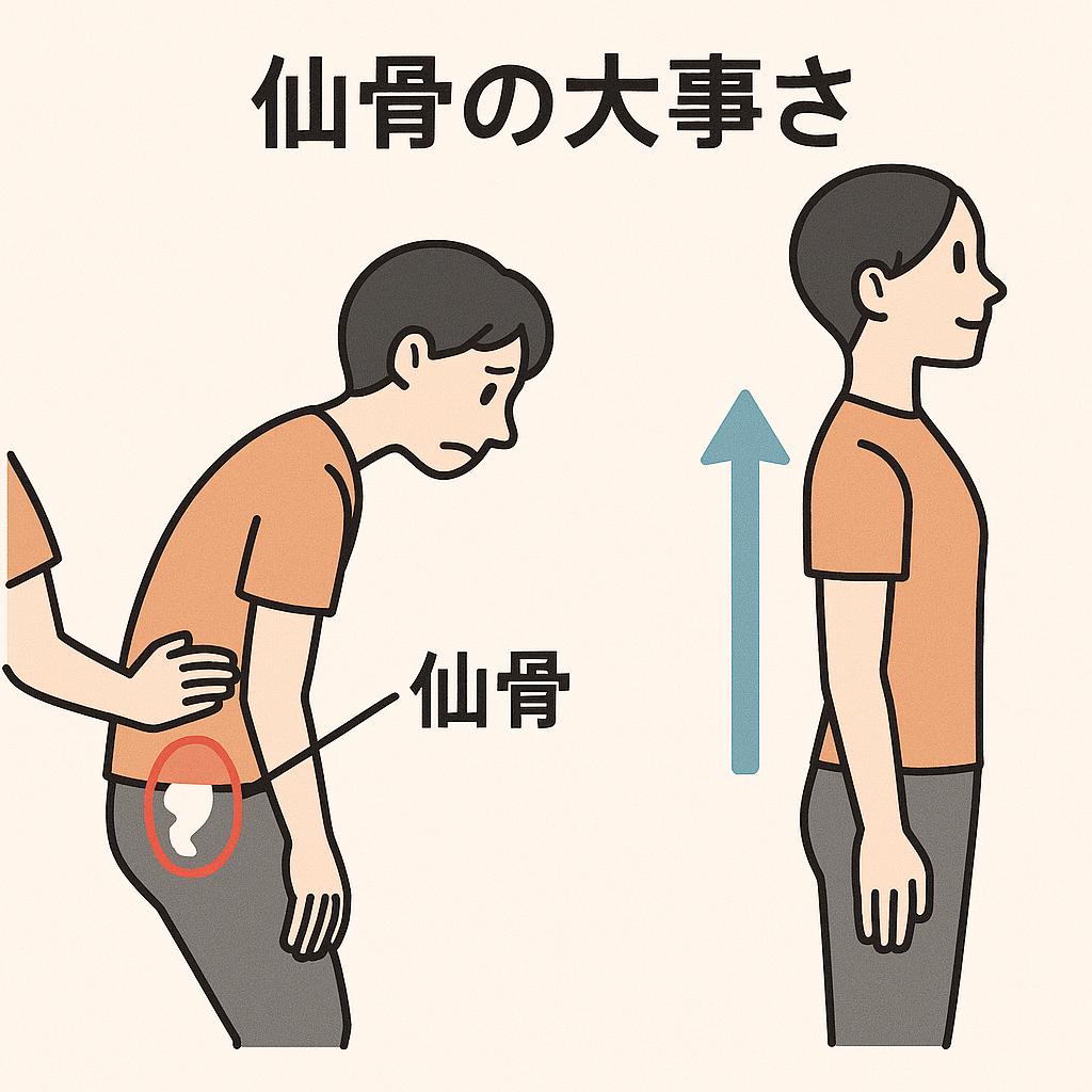 ✨仙骨の大事さと姿勢改善✨