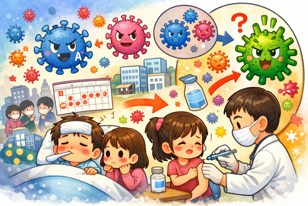 インフルエンザが流行る理由